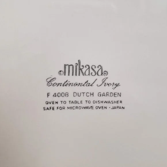 Mikasa Dutch Garden Dinner Plate Continental Ivory - Picture 4 of 8